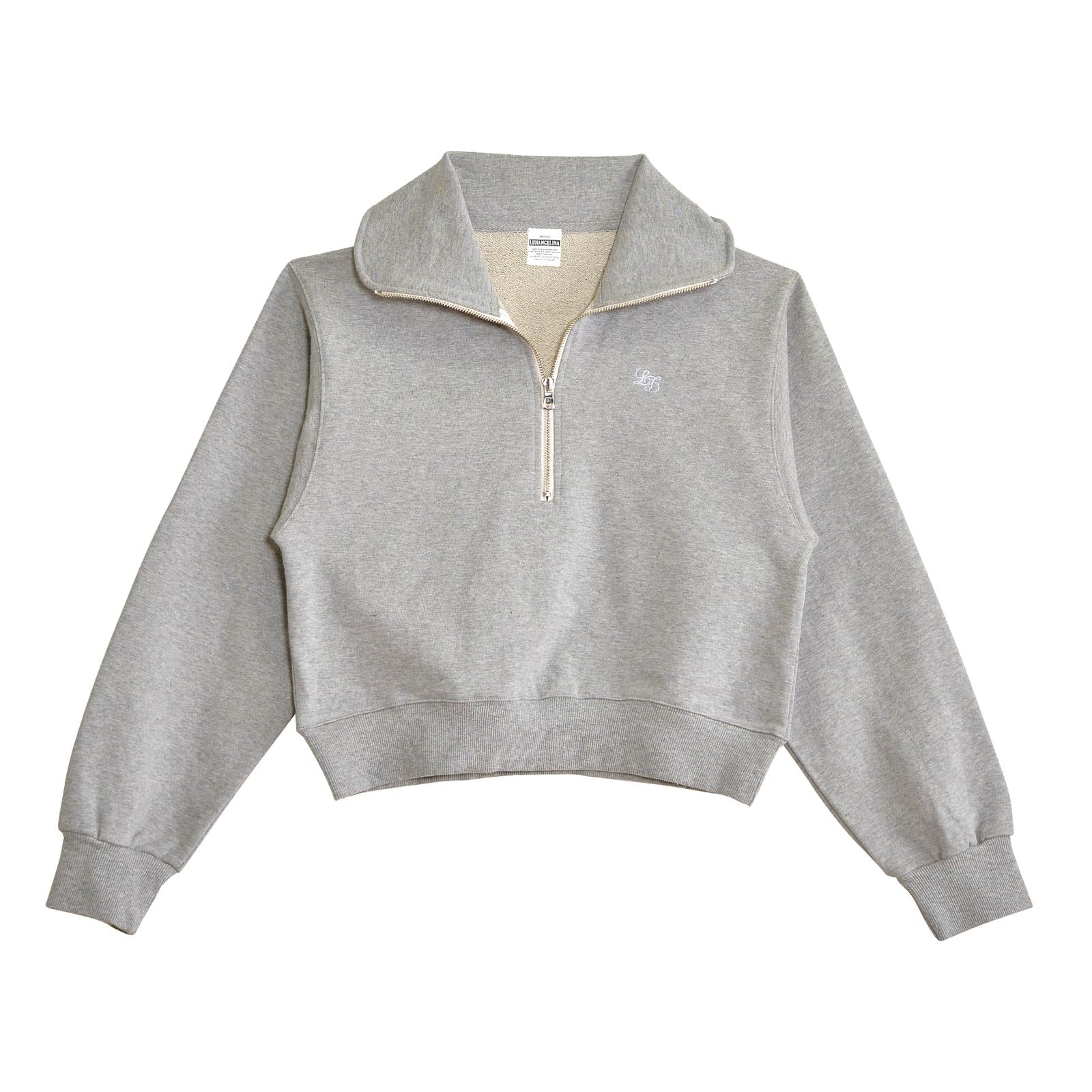 Front zip sweatshirt/Gray