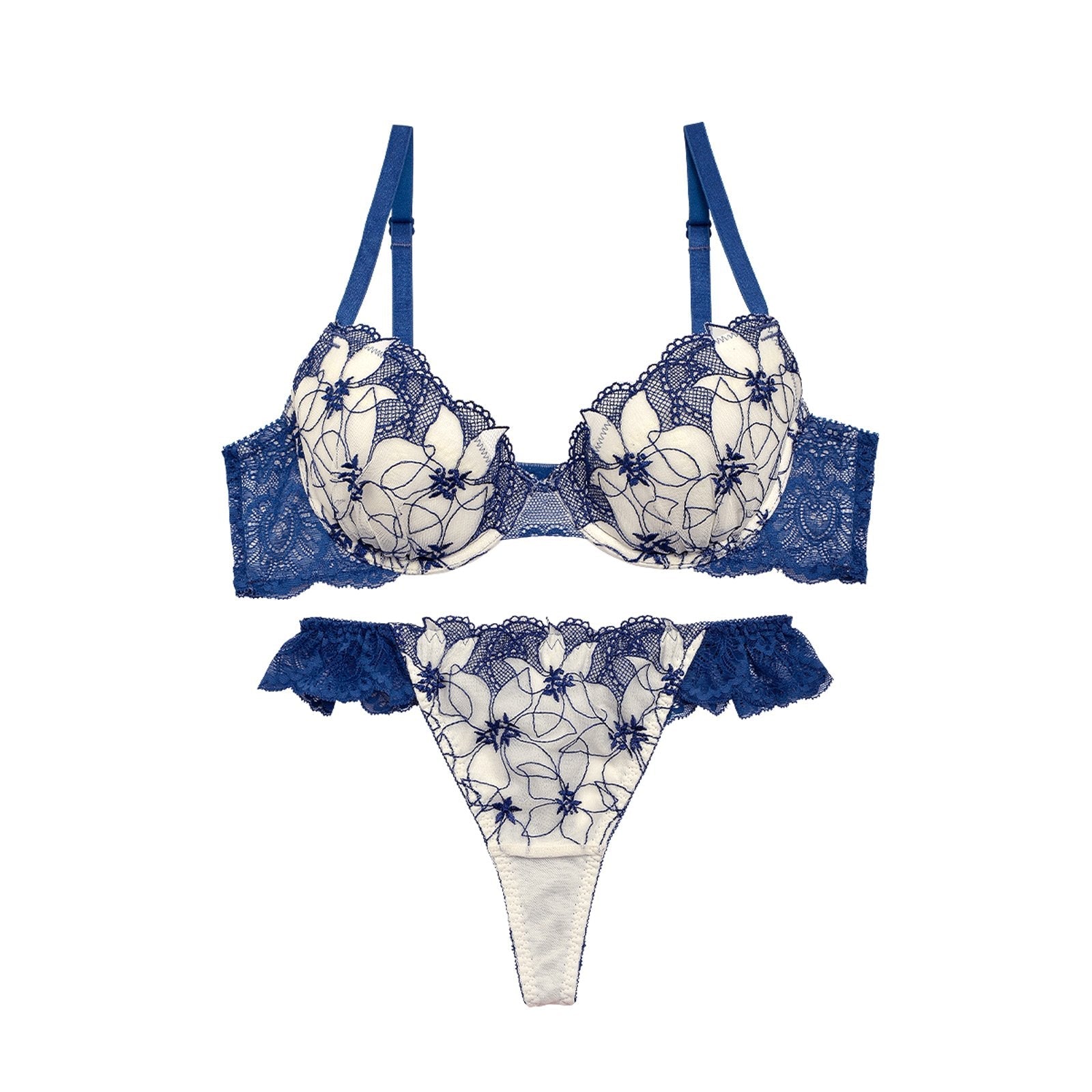 Sensual emblace Bra&T-back/Navy