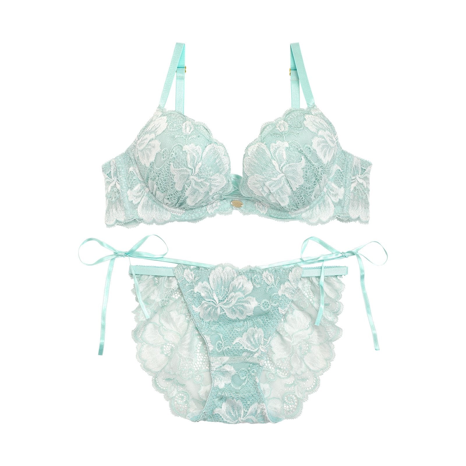 Venus flower Bra&shorts/Mint