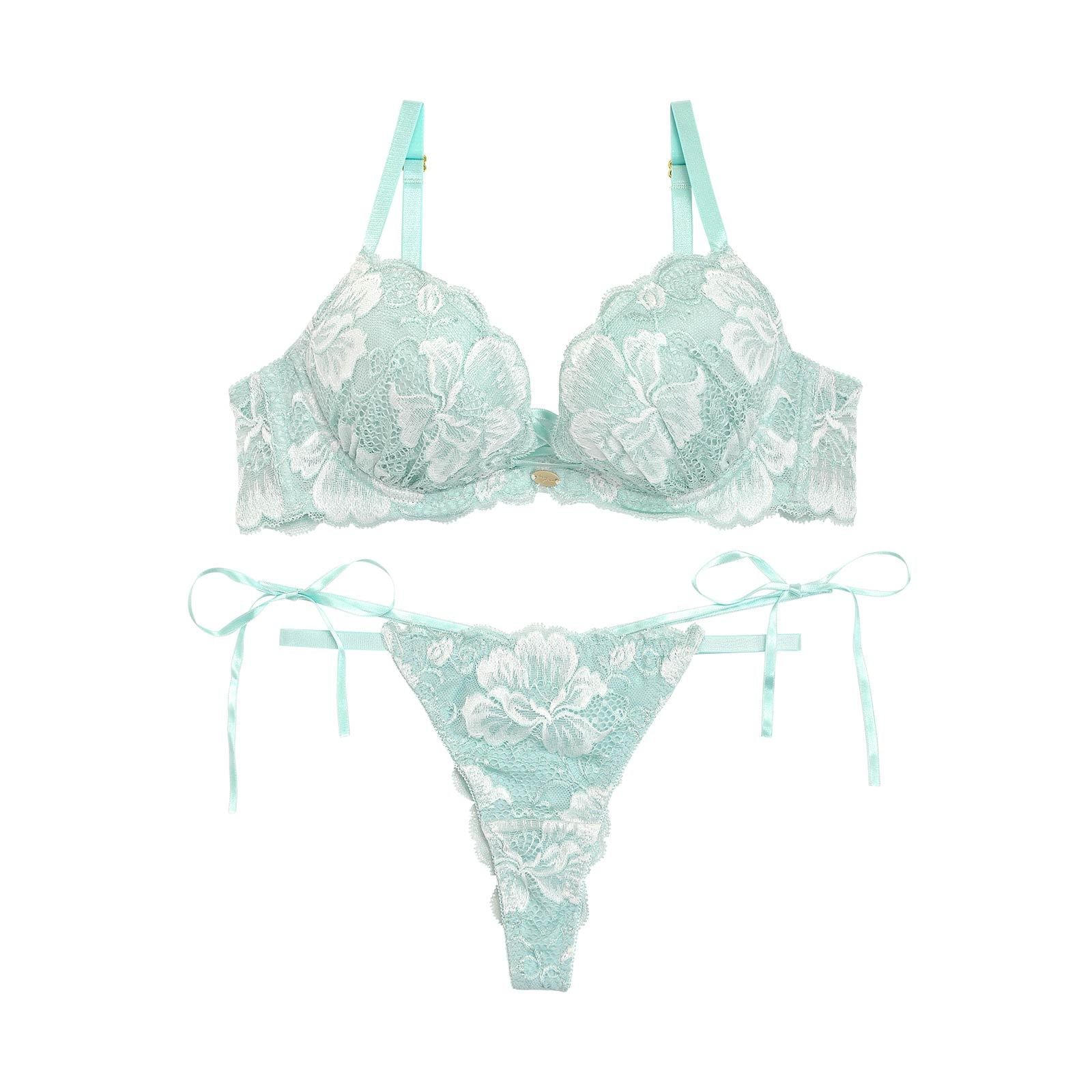 Venus flower Bra&T-back/Mint