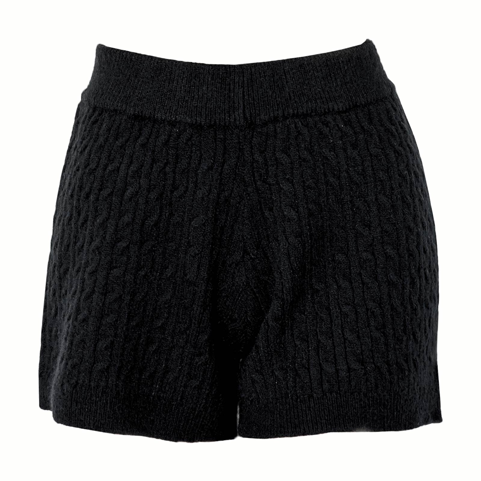 Cable Knit Short Pants