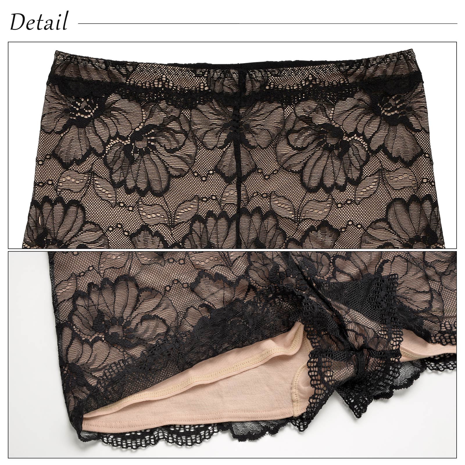 11/11新作!【吉木千沙都(ちぃぽぽ)プロデュース/lunangelina】dreamy lace shorts/Black