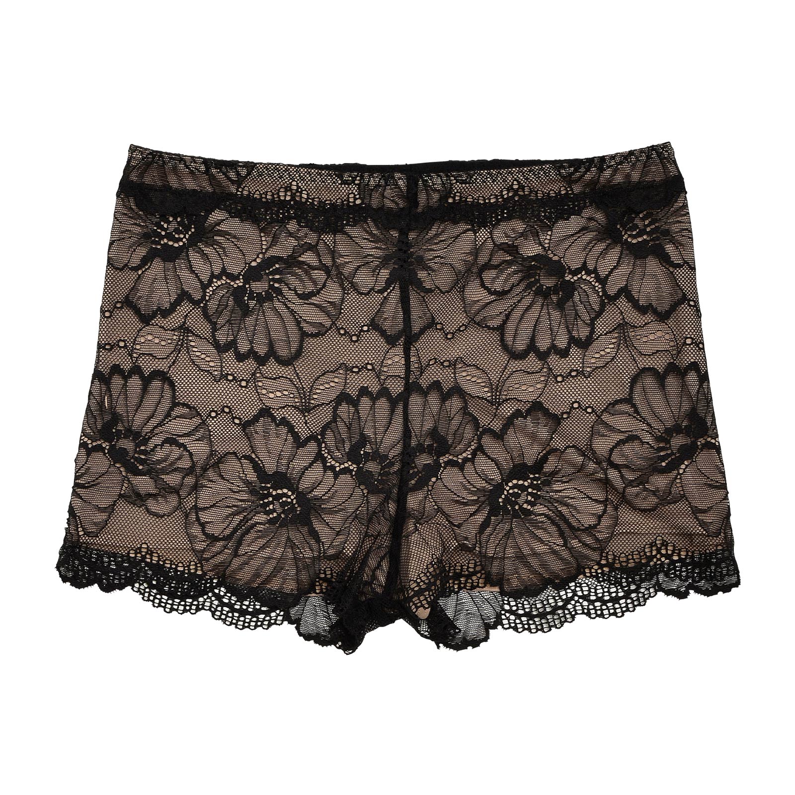 dreamy lace shorts/Black