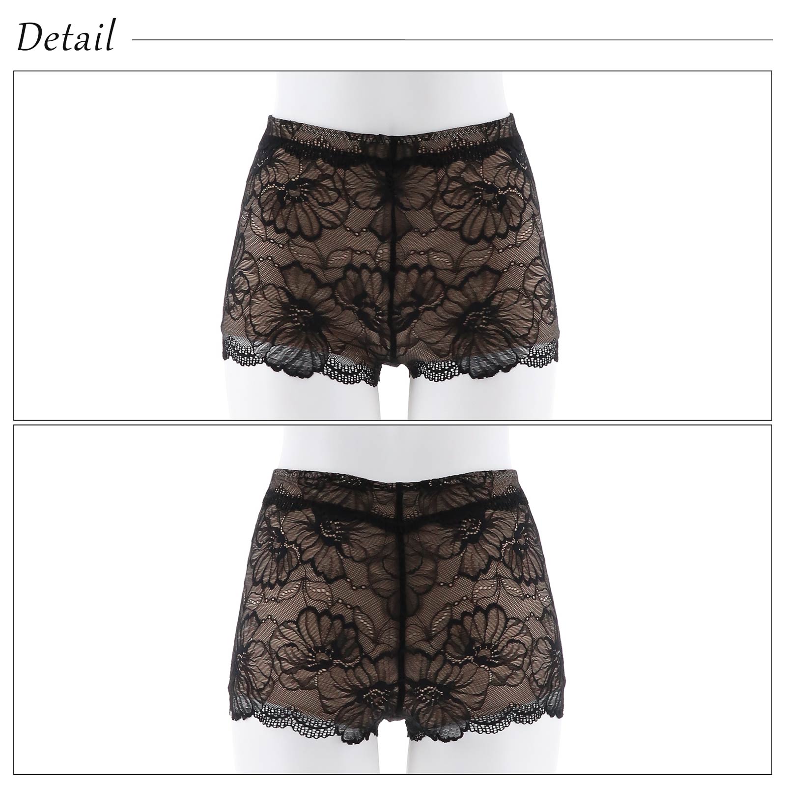 11/11新作!【吉木千沙都(ちぃぽぽ)プロデュース/lunangelina】dreamy lace shorts/Black